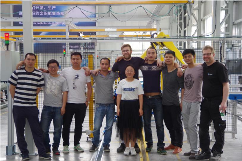 Vissa händelser efter 2018-03-31 Installation i Kina Absolicon har levererat en komplett solfångarlina till Sichuan där den under april monterats upp och 27-28 april genomfördes provtillverkning av
