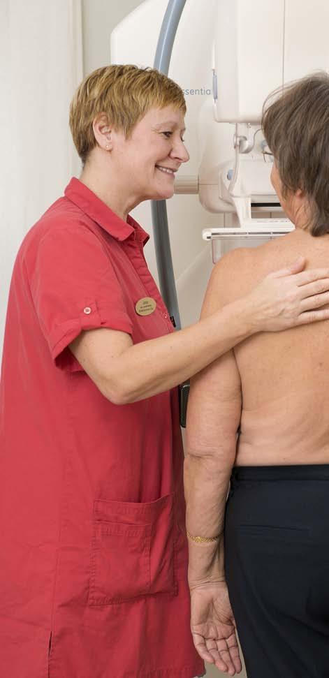 Mammografi Mammografi är en metod för röntgenundersökning av brösten för kontroll och tidig upptäckt av bröstcancer.