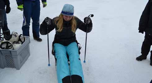 Många trotsade vattnet och provade fiskelyckan på sjön, men tyvärr var det ingen som fick något napp.
