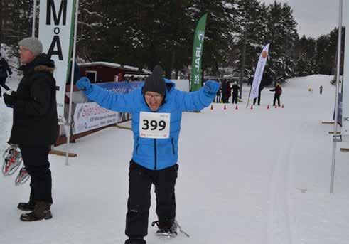 Hård kamp mellan Sara och Calle, där Calle med liten marginal vann guldet. Trea blev Niklas Moberg. Lördagen med tävling, i år minusgrader och bra med snö. Banan i år på IK Jarls idrottsspår med en 1.