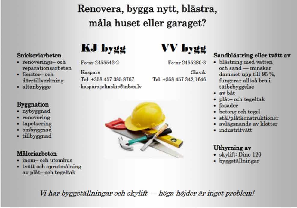 15 FÖGLÖBLADET AUGUSTI 2018 VI UTFÖR