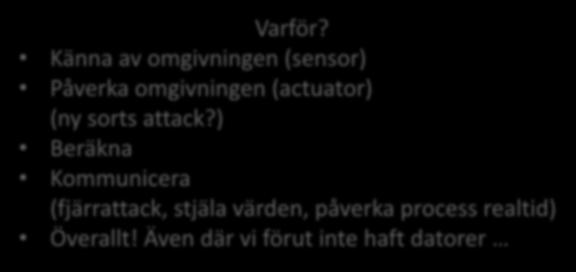 ) Beräkna Kommunicera (fjärrattack,