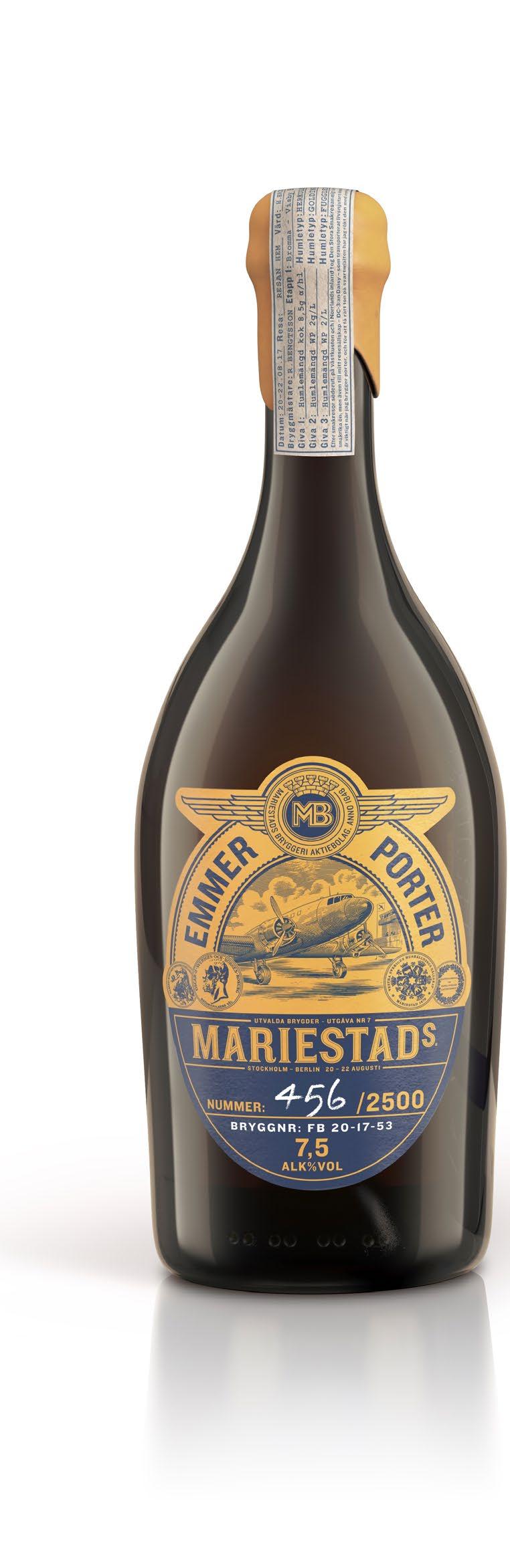 EMMER PORTER Vi häller upp bryggmästare Richard Bengtssons senaste tillskott i serien Den stora smakresan och möts av en ogenomtränglig svart färg samt en vacker kvardröjande skumkrona.