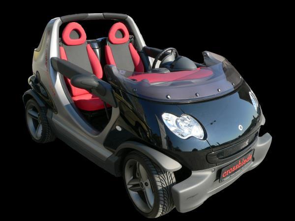 Smart Crössblade Teknikens Värld har en sida som heter I backspegeln. Här återges vad de tyckte 2002 om denna bil. Djärv och kul men löjligt prissatt och knappast sportig att köra.