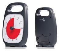 Time Timer Plus Klocka HMV art.nr: 39700 Leverantör: Komikapp www.komikapp.se Beskrivning: Timer med visuell nedräkning genom att det röda fältet minskar, allt eftersom tiden går.