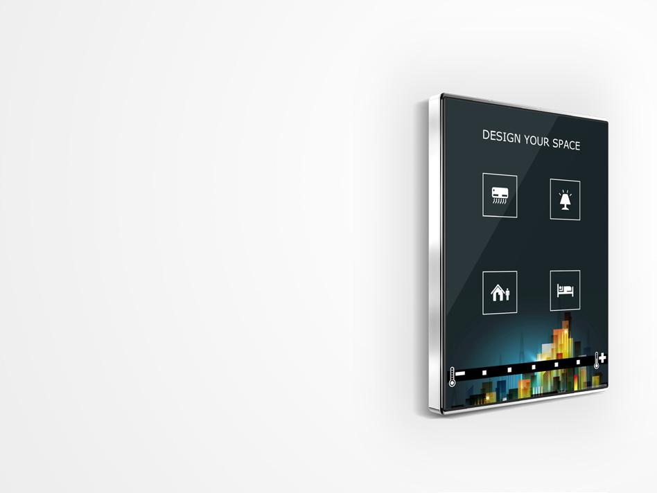 TMD Plus. Egen design TMD-Plus egen design är en KNX-knappsats med kapacitiva knappar som tillgodoser alla behov, tack vare att varje design är unik!