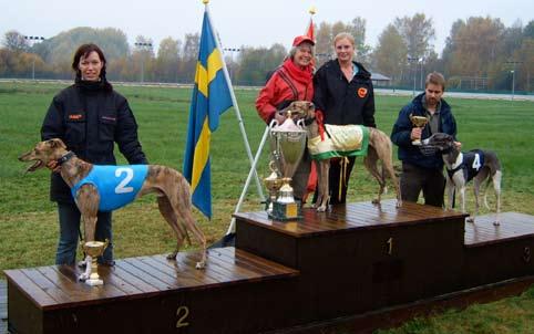 Till finalen den 30/9 gick i första hand segrarinnorna i ovanstående race, därefter bästa tvåor och treor.