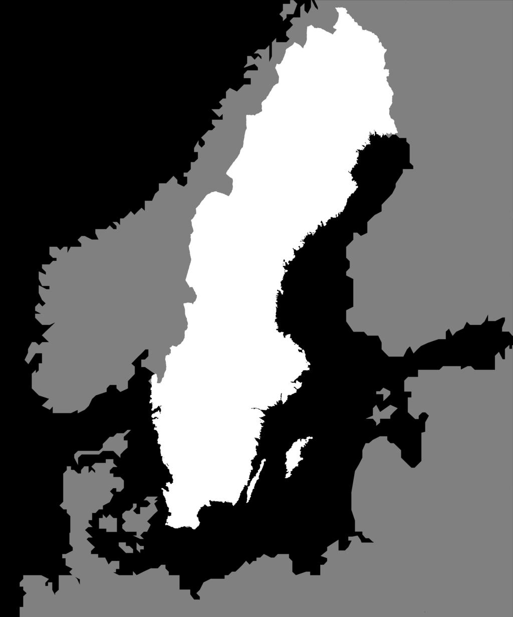 Luleå, Piteå, Skellefteå, Umeå, Örnsköldsvik, Sundsvall, Hudiksvall, Söderhamn och Gävle kommun samt