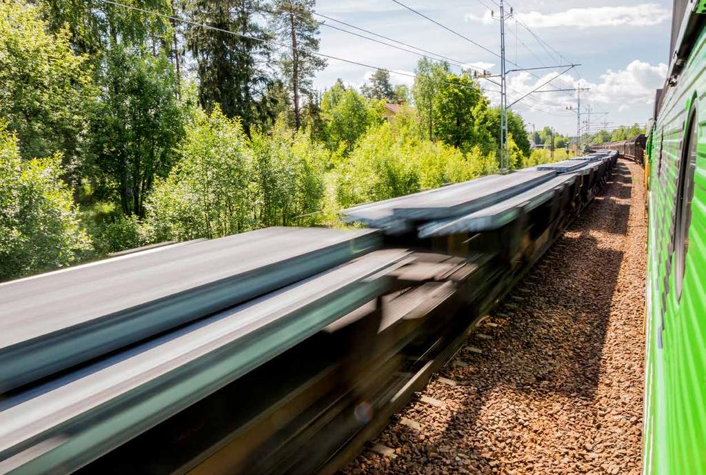 MARKNADSLÄGE, RISKER OCH OSÄKERHETSFAKTORER Marknadsläge, risker och osäkerhetsfaktorer Efterfrågan på järnvägstransporter är starkt knuten till aktiviteten inom svensk basindustri, vilken i sin tur