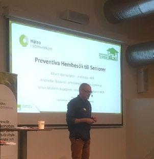 Dagen startade med att nna-karin Edberg invigde konferensen och samtalade om vinsterna med samverkan med Johnny Kvarnhammar, Hannie Lundgren och Lena Persson.