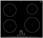 Styrs med Dual lightslider 4 induktionszoner, varav 2 utvidgbara flexinductionzoner flexinduction Plus flexmotion gör det möjligt att fritt flytta kokkärlet