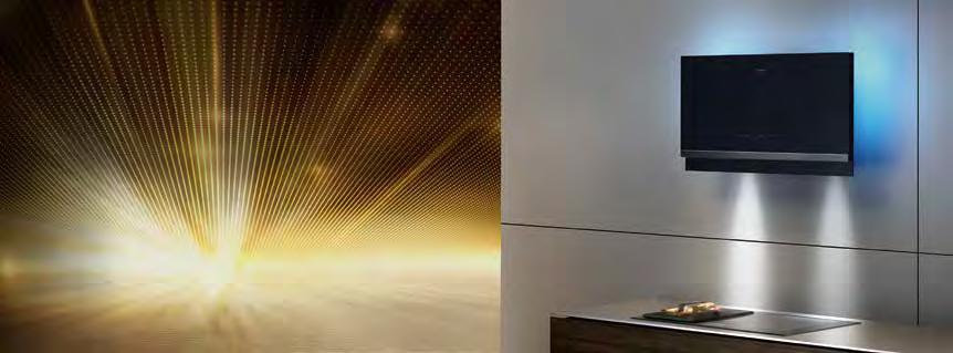 Med kolfilter kan glasfläktarna monteras utan skorsten likt bilden intill. emotionlight Pro: Din fläkt, din stil, ditt ljus. Anpassa fläkten efter din egen smak.