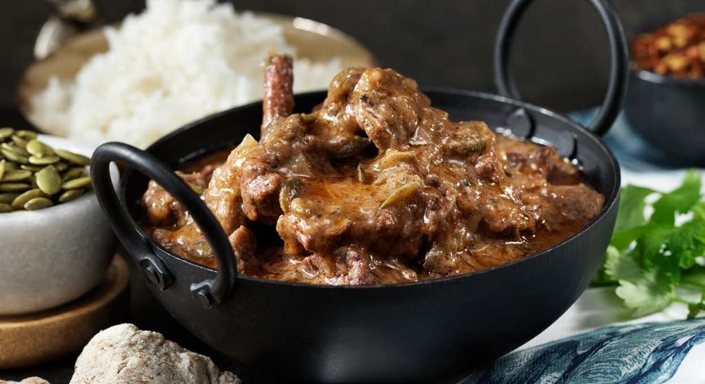 Biff Shahi Korma Korma är en klassisk gryta som har lagats i norra Indien, Pakistan och Bangladesh sedan 1500-talet.