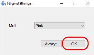 Du kan även färglägga bokföringsposterna med en valfri färg.