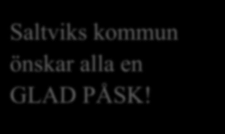Kommunkansliet SALTVIK INFORMERAR Kommunens infoblad Saltvik informerar kommer ut ca 11 gånger per år.