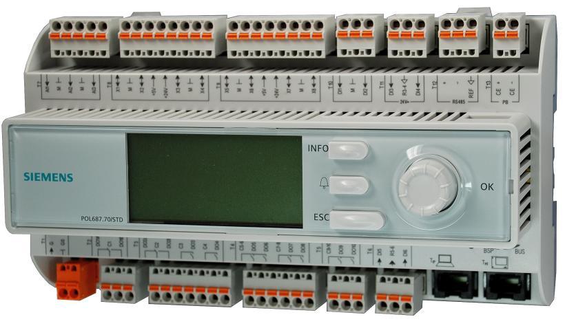 AMA 8 Styr- och övervakningssystem SGB Systemkomponenter 3 900.1 Typöversikt Climatix TM Climatix-sortiment POL638.00/.. POL638.70/.. POL9xx.