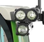 Standard- oh extrautrustnin Standardutrustnin: Extrautrustnin: BELYSNINGS- OCH MONTERINGSOMRÅDEN Mer ljus oh tusentals idéer för olika användninar. UTRUSTNINGSVARIANTER Fendt 300 Vario. Ja.