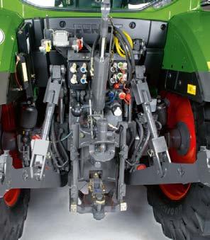 Transmission Variomanövrerin Motor Värmarpaket (motor-, transmissionsolja) Förarhytt Belysnin Chassi Vario TMS - Trator Manaement System Turbinkopplinsfunktion Fram/bak-funktion, stop-and-o-funktion