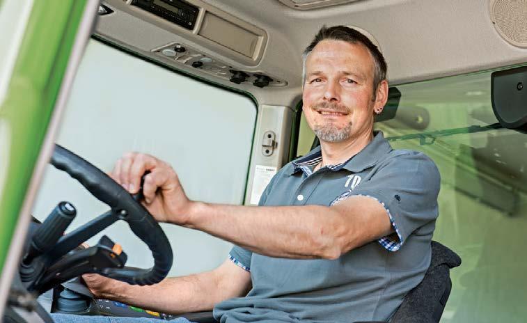 Mer utrye att njuta av livet Fendt VisioPlus-hytten är både rymli oh komfortabel. Det märks redan när du kliver upp i hytten från de breda fotsteen.