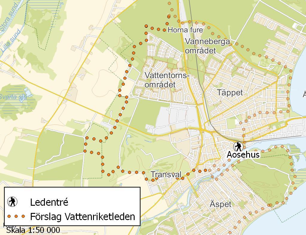 Etapp 5A Horna Fure Åhus 8 km Denna avstickare från