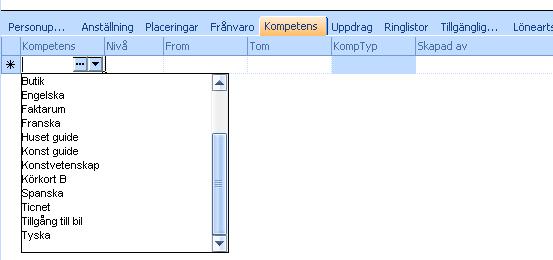 Stämpling Visar att frånvaron har kommit via att den anställde har stämplat ut eller in. När du är klar klickar du på Spara knappen. Den rapporterade frånvaron lägger sig nu i frånvarolistan.