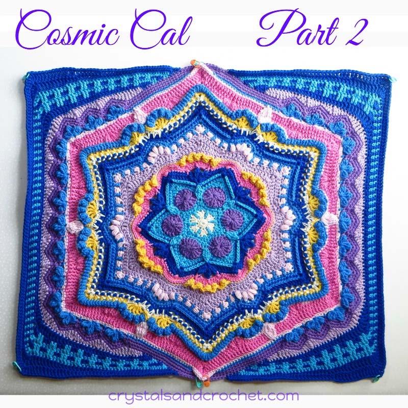 Cosmic Cal Del 2 Copyright: Helen Shrimpton, 2018. Alla rättigheter reserverade. Av: Helen på www.crystalsochcrochet.