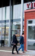 I årskurs 1 bor eleverna i elevboende som består av korridorsrum.