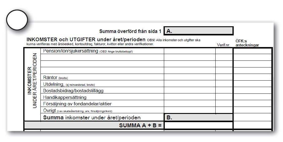 2 Redovisningsperiod Här fyller du i den period som årseller sluträkningen avser. Startdatum är 1 januari eller det datum du förordnades som ställföreträdare under året.