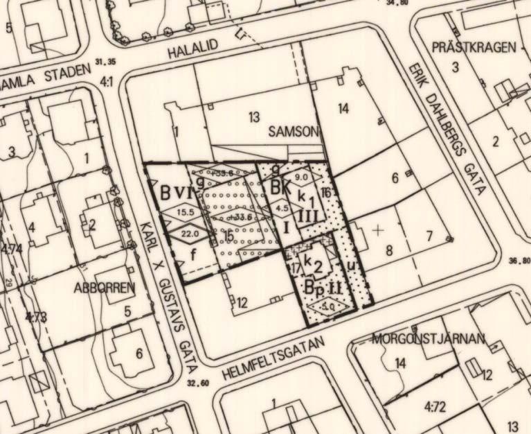 Dnr:566/2017 11 oktober 2017 Redaktionellt ändrad 20 november 2017 Redaktionellt ändrad "DAG månad ÅR" Detaljplaner För planområdet gäller detaljplan för del av kvarteret Samson (1283K 15236), vilken