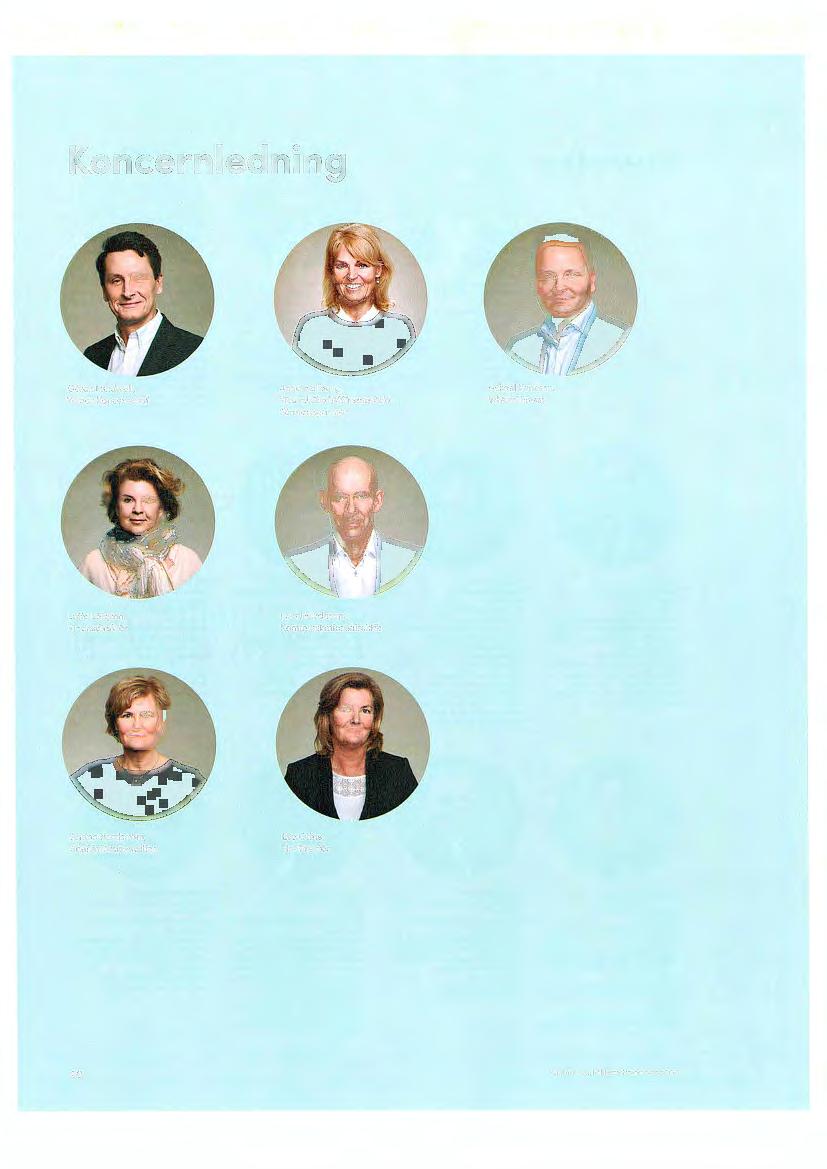 Koncernledning Göran Lundwall, Vd och Koncernchef Anna Hallberg, Vice vd Chef