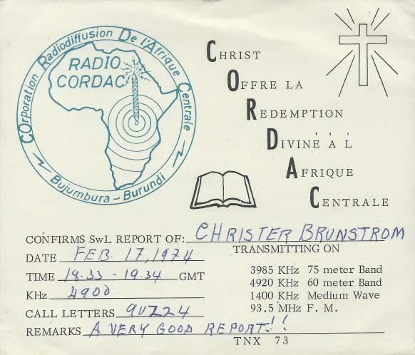 Världsradiolyssnare Specialprogram från SDXF & Rádio Brasil Central De traditionella DX-lyssnarna är i stor utsträckning ett åldrande släkte.