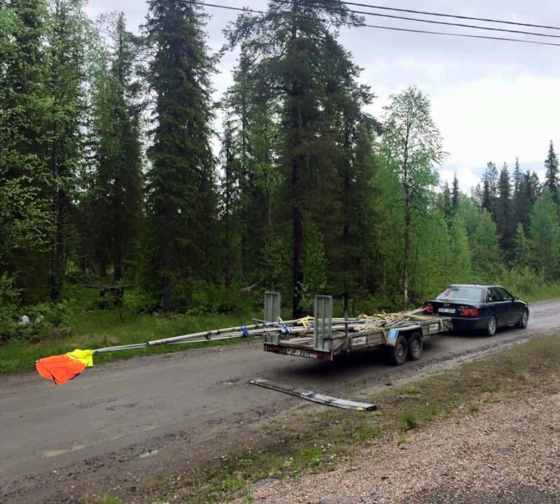 Stationer i SM Abborrträsk bygger vidare Av SA2AWO, Mats Åström Under försommaren åkte jag, min sambo och min bror som Cool Driver upp till Gällivare för