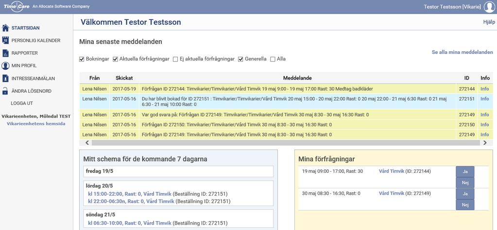 Lösenord = TimePool (OBS: Stor bokstav på T och P). Därefter tvingas du att byta lösenord till ett personligt. Glömt lösenord?