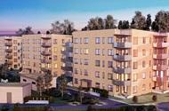Nybyggnad Flerbostadshus 1400kvm Nybyggnad Kontor 1000kvm Nybyggnad Sophus Byggtekniskt antal huskroppar 1st Antal våningar 5st Antal våningar under mark 1st Antal lägenheter 14st Bruttoarea 2400m2