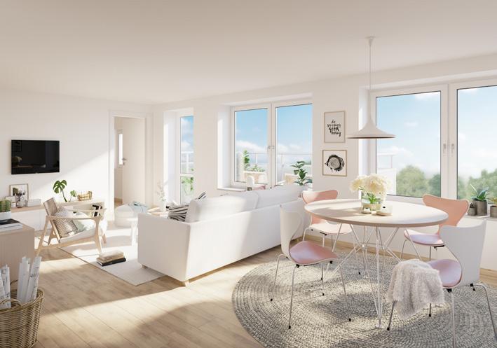 MUKEBÄCKS HAE Där du känner dig hemma. De öppna gårdarna är en plats för vila och social samvaro. Perenn- och gräsklädda kullar ger jorddjup för träd ovanpå garagen.