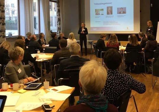 styrning Möten på olika teman under 2017 och våren 2018 Målgrupp är