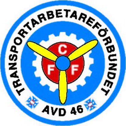 H 7.10 Transportarbetareförbundet AVD 46 CFF, Civila Flygpersonalens Fackförening.