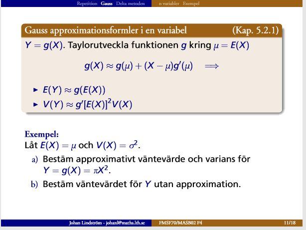 Nagra Kontinuerliga Fordelningar Felfortplantning Pdf Free Download