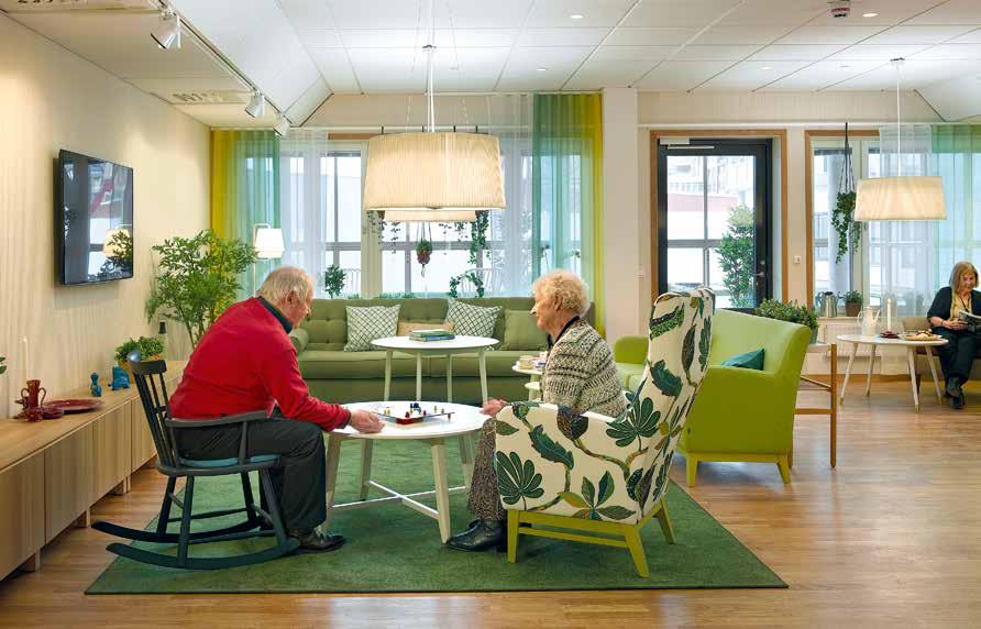 LJUSKULTUR SVENSKA LJUSPRISET 037 Humana, Gävle Projektet är Humanas nybyggda vård- och omsorgsboende för i Gävle. I huset finns det 9 avdelningar med 9 lägenheter var.