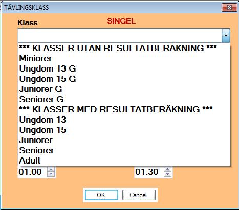 7.10 Utrustning under tävlingen StarComp programmet version 7 (lägst) är helt nytt och anpassat efter de senaste bedömningsreglerna.