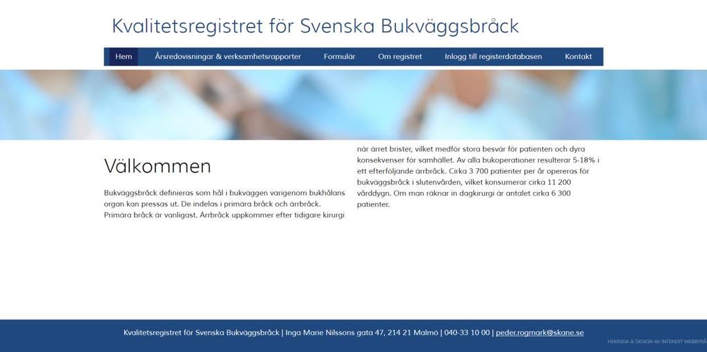 Kom igång online med registrering 1. Öppna webbläsaren och gå till www.ventralhernia.se 2. Välj Inlogg till registerdatabasen. Inloggningssidan till 3C Comporto öppnas. 3. Ange ditt användarnamn och lösenord.