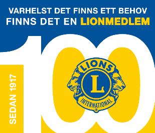 Verksamhetsplan för 101 B För samhällsansvar och livskvalité Sveriges Lions gör det gemensamt.