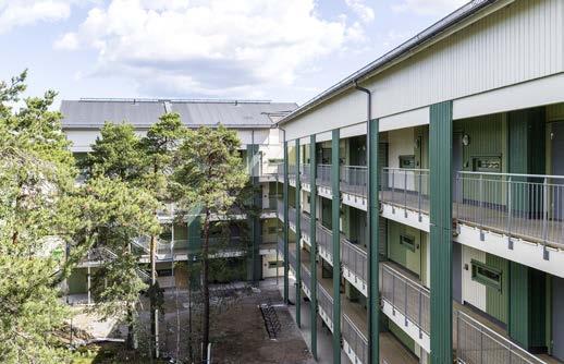 Första etappen utgjordes av villor som äganderätter. Villor med väl tilltagna tomter i ett fritt läge mot skogen.