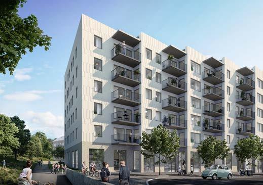 Det första projektet i området Ultuna Trädgårdsstad.