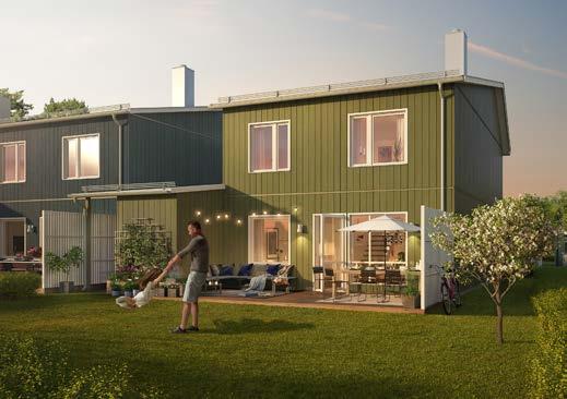 UPPSALA Ängsstråket Alldeles intill naturreservatet i Ultuna Trädgårdsstad bygger vi Ängsstråket. Ett hemtrevligt stråk från norr till söder med 14 villor och 14 kedjehus.
