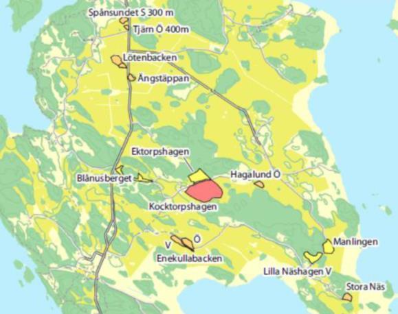 Gaddsteklar på Ängsö, Ridön och Aggarön Sida 23 av 37 Värdväxttransekterna Här nämns viktiga värdväxter och viktiga substrat för gaddsteklar på de 17 lokaler som besöktes