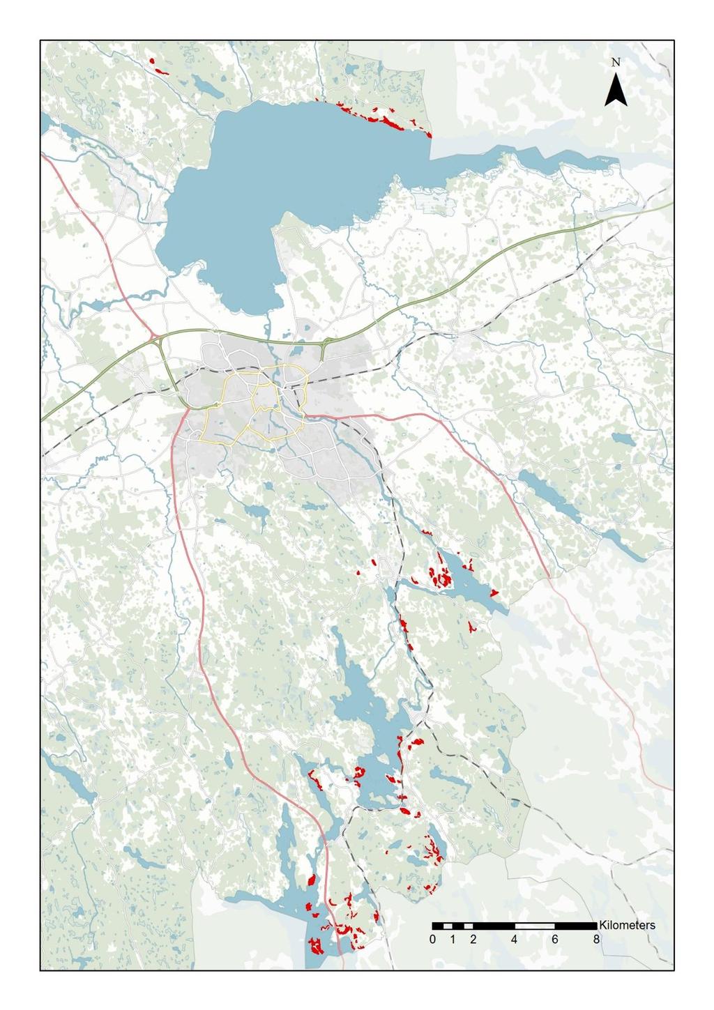 Inventeringar Under sommaren 2014 genomfördes en inventering med syfte att hitta nya lokaler, samt bedöma statusen för de redan 12 kända lokalerna för ärtvickern inom kommunen (Hagström 2014).