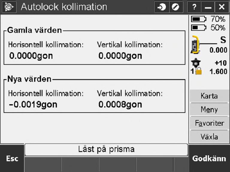 nedan. Du är nu klar med din kalibrering! Det som återstår är att exportera ut den.