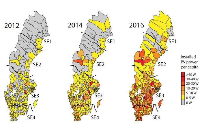 Orsaken till detta är att det finns ett överskott av elproduktion i norra Sverige då det förkommer mest vindkraft och
