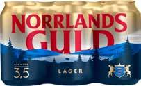 Öl Norrlands Guld, 6x33 cl,